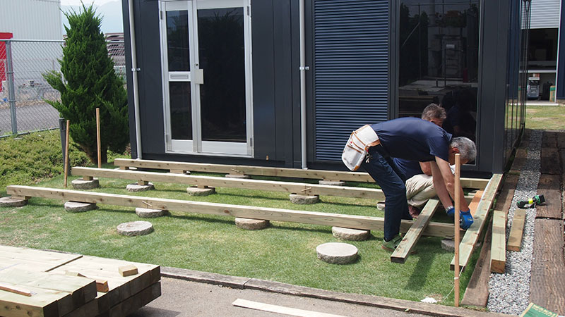 ウッドデッキ製作